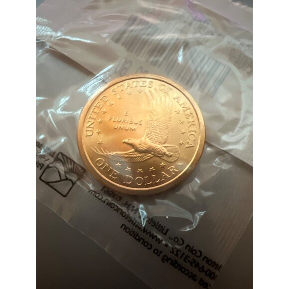 2004-P Uncirculated Sacagawea Golden Dollar Coin In Original Packaging NEW - Picture 3 of 3